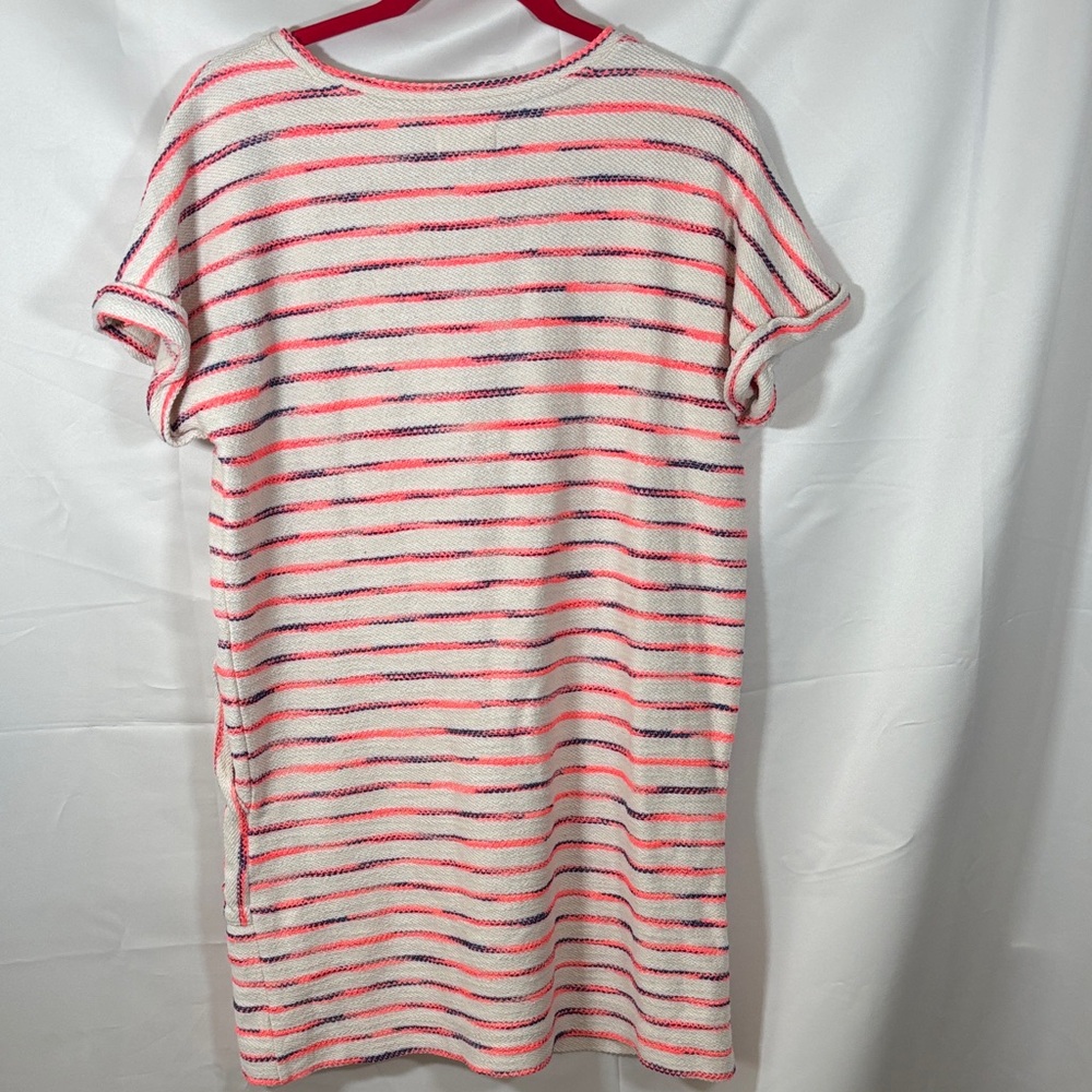 Lou & Grey SZ M Striped Short Sleeve Dress with Pockets - Picture 6 of 6